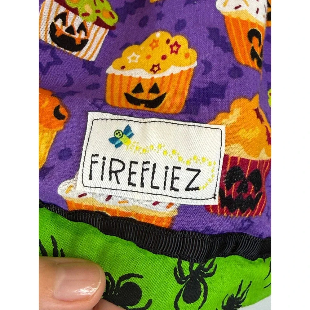 Firefliez Girls Halloween Dress 6 Spider Cupcake Twirl Ruffle‎ Boutique Pumpkin